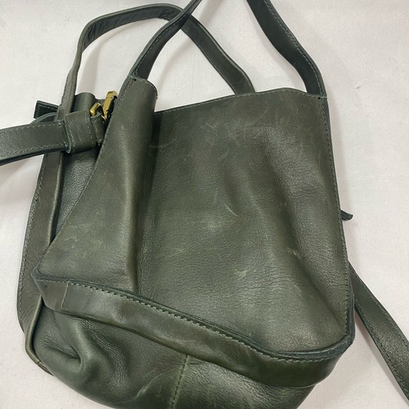 Madewell leather crossbody bag green - Picture 8 of 10